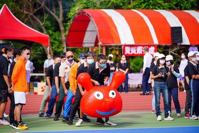 教師組陸上行舟校慶活動運動會趣味競賽體驗：台中沙鹿國中