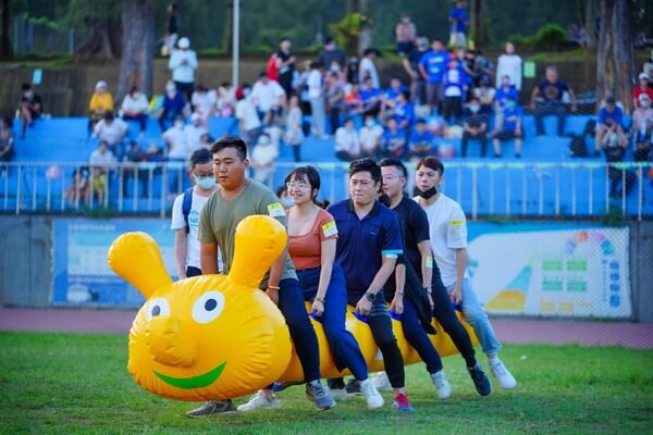 台中南山人壽毛毛蟲趣味競賽（東海大學）：本活動由熊彥棋教練親自主持