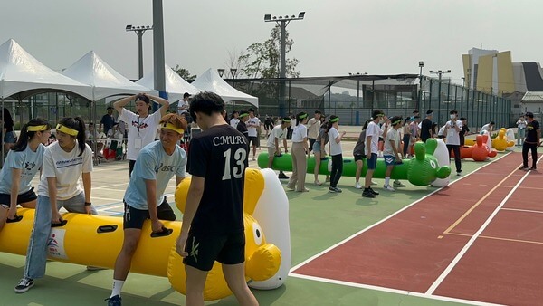 中國醫藥大學學生會自辦陸上行舟趣味競賽