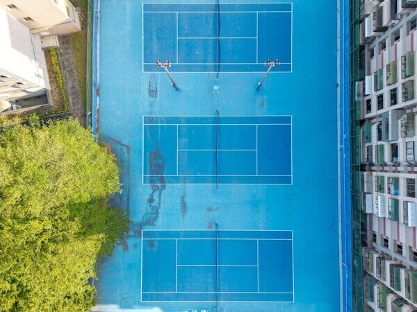 網球場（空拍）：台南應用科技大學