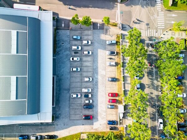 展演中心前停車場（空拍）：台南應用科技大學（戶外教學）