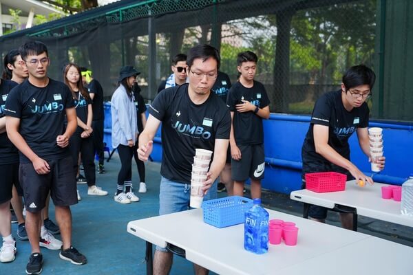 彈跳入袋團康遊戲：尊博科技（公司競賽活動）