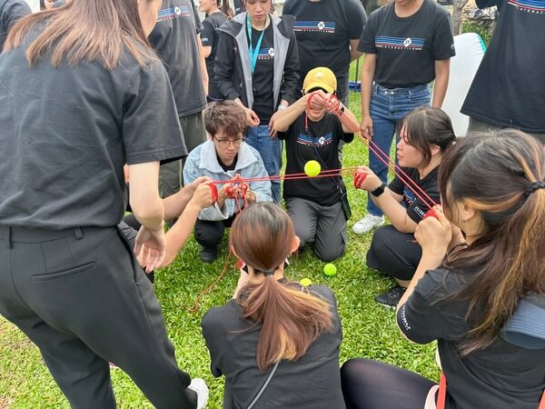 考驗專注耐心與團隊合作精神之項目（尊博科技公司活動）