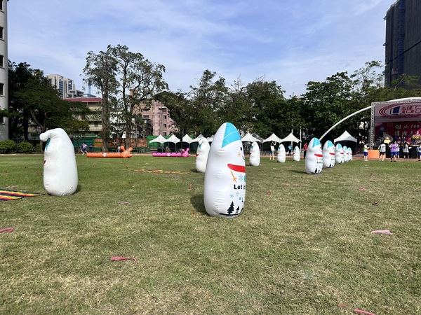 全台唯一商家親自提供校慶活動之趣味競賽最安全與完善佈置（高雄女中）