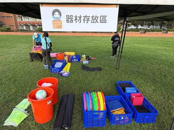 所有趣味競賽依序先做好管理與分配