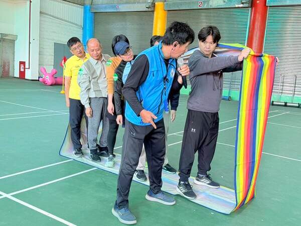 時來運轉趣味競賽：邀請隊員示範並由熊教練技巧分享
