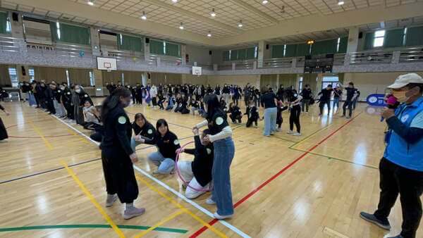 穿越時空團康活動競賽：一次八組同時比賽（伊甸基金會公司日活動）