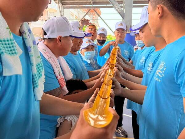 最整齊與完美的組合場面：林邊鄉鄉運趣味競賽