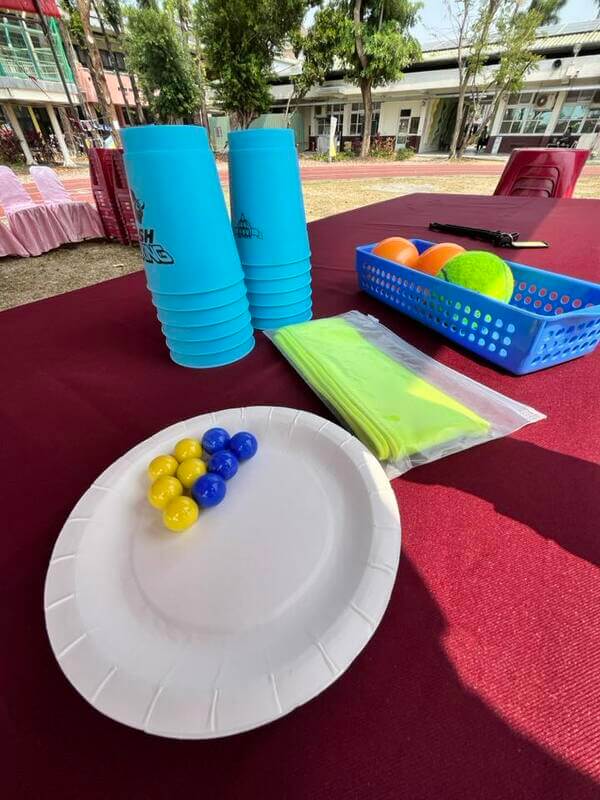 完成各組競賽道具準備 完成各組競賽道具準備