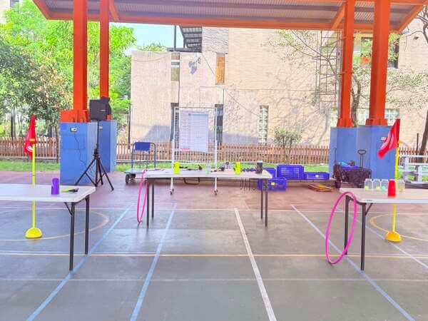 最專業與完善場地佈置連示範與賽程表都準備就緒