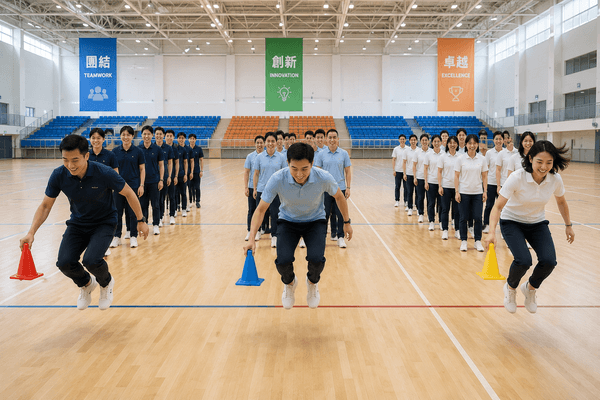 立定跳遠趣味競賽:考驗個人彈性與團隊合作 立定跳遠趣味競賽:考驗個人彈性與團隊合作