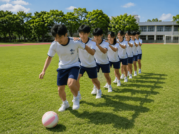 東閃西躲趣味競賽：多人展現團隊合作之活動